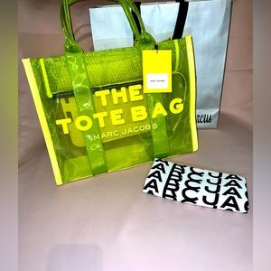 Marc Jacobs “The mesh tote bag” green - Large